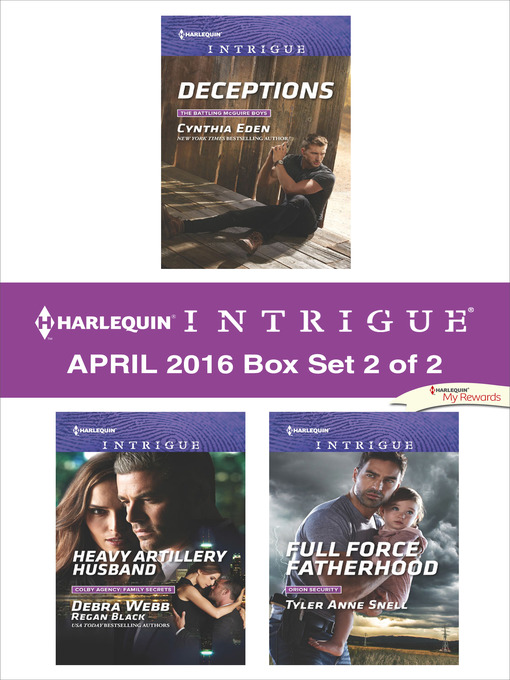 Title details for Harlequin Intrigue April 2016, Box Set 2 of 2 by Cynthia Eden - Available